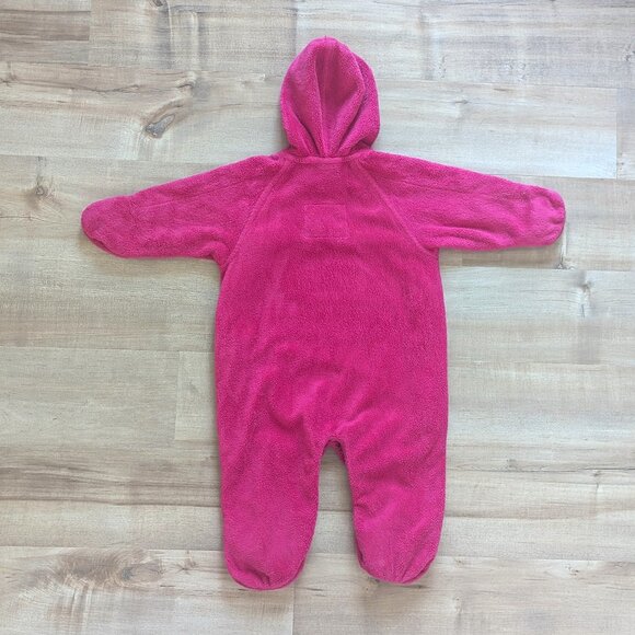 The North Face Fleece Hooded Dual Zipper Snuggle Suit - Size 3-6M - Picture 2 of 5